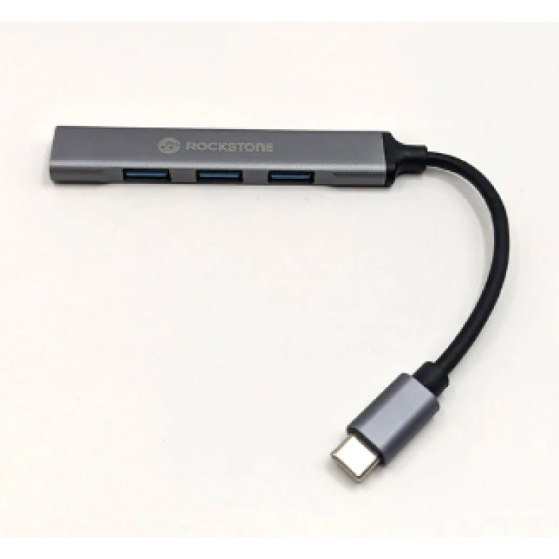 Adaptateur Rockstone Type C Mâle USB 3 Femelle Aubergine