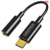 Câble CHOETECH Audio 3.5mm Type C Noir