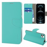 Étui CASECO IPhone 12Pro Étui porte-feuille Turquoise pour iPhone 12/12 Pro Turquoise