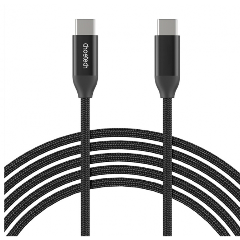 Câble CHOETECH Type C Type C 1M Nylon Câble CHOETECH Type C Type C 1M Nylon