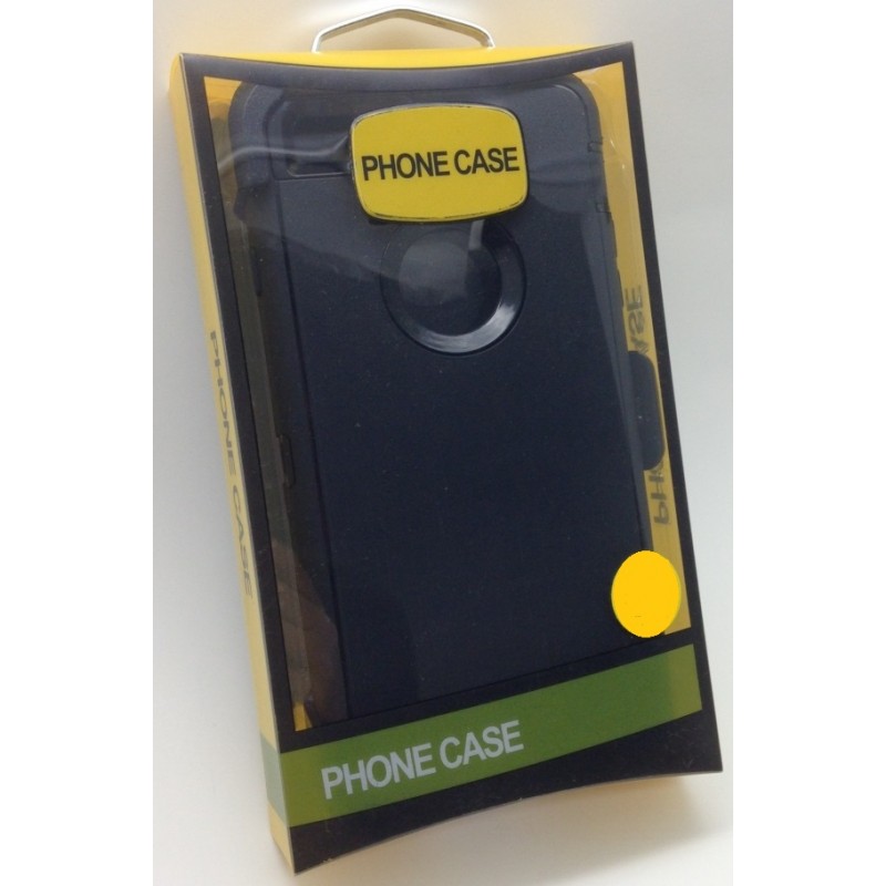 Étui Phone Case iPhone 7 Antichoc avec clip Noir