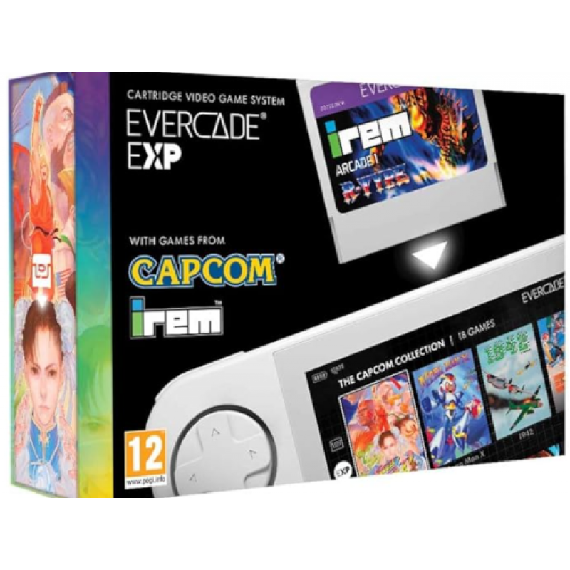 Console Evercade Neuf Argent Console Evercade avec jeu Capcom Console Evercade Neuf Argent Console Evercade avec jeu Capcom