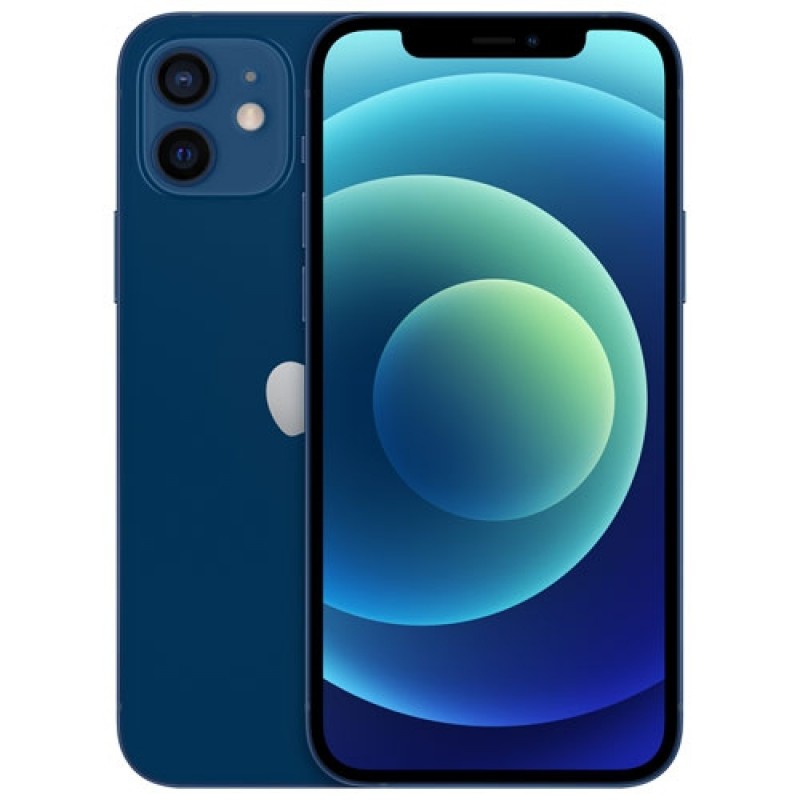 Cellulaire Apple Usagé (A) IPhone 12 64 Go Déverrouillé Bleu marin
